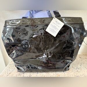 Jimmy Choo Glossy Black Tote